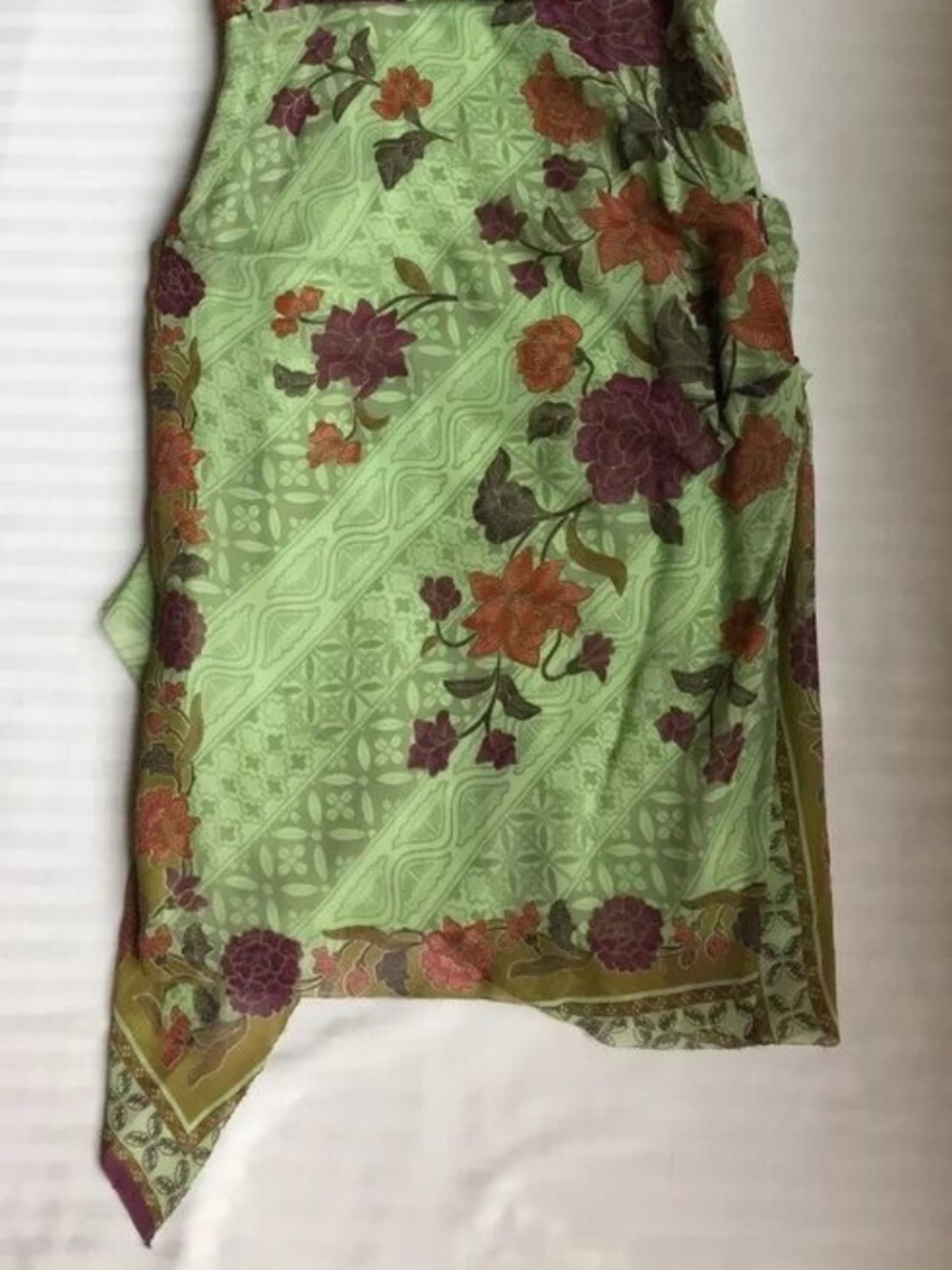NICOLE MILLER Silk DRESS Size: 4 (SMALL) NWT 100% Silk Paisley Lined - Picture 10 of 12